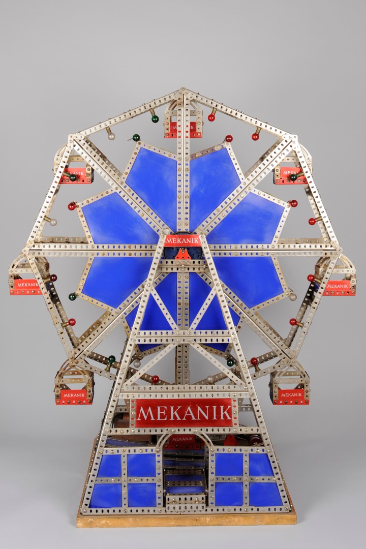 Metallbaukasten-Modell eines Riesenrads