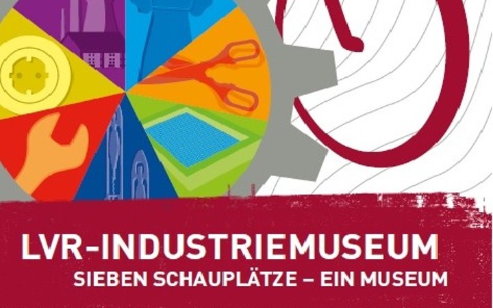 Titelbild der Radwanderkarte des LVR-Industriemuseums
