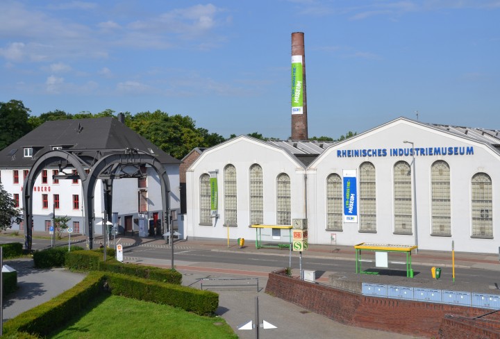Außenansicht der historischen Zinkfabrik Altenberg des LVR-Industriemuseums