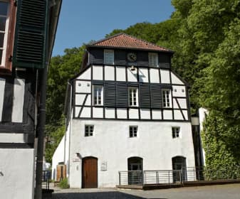 Außenansicht Papiermühle Alte Dombach Bergisch-Gladbach