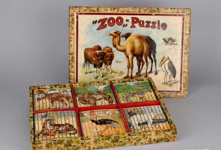 Puzzle mit Zootiermotiven 
