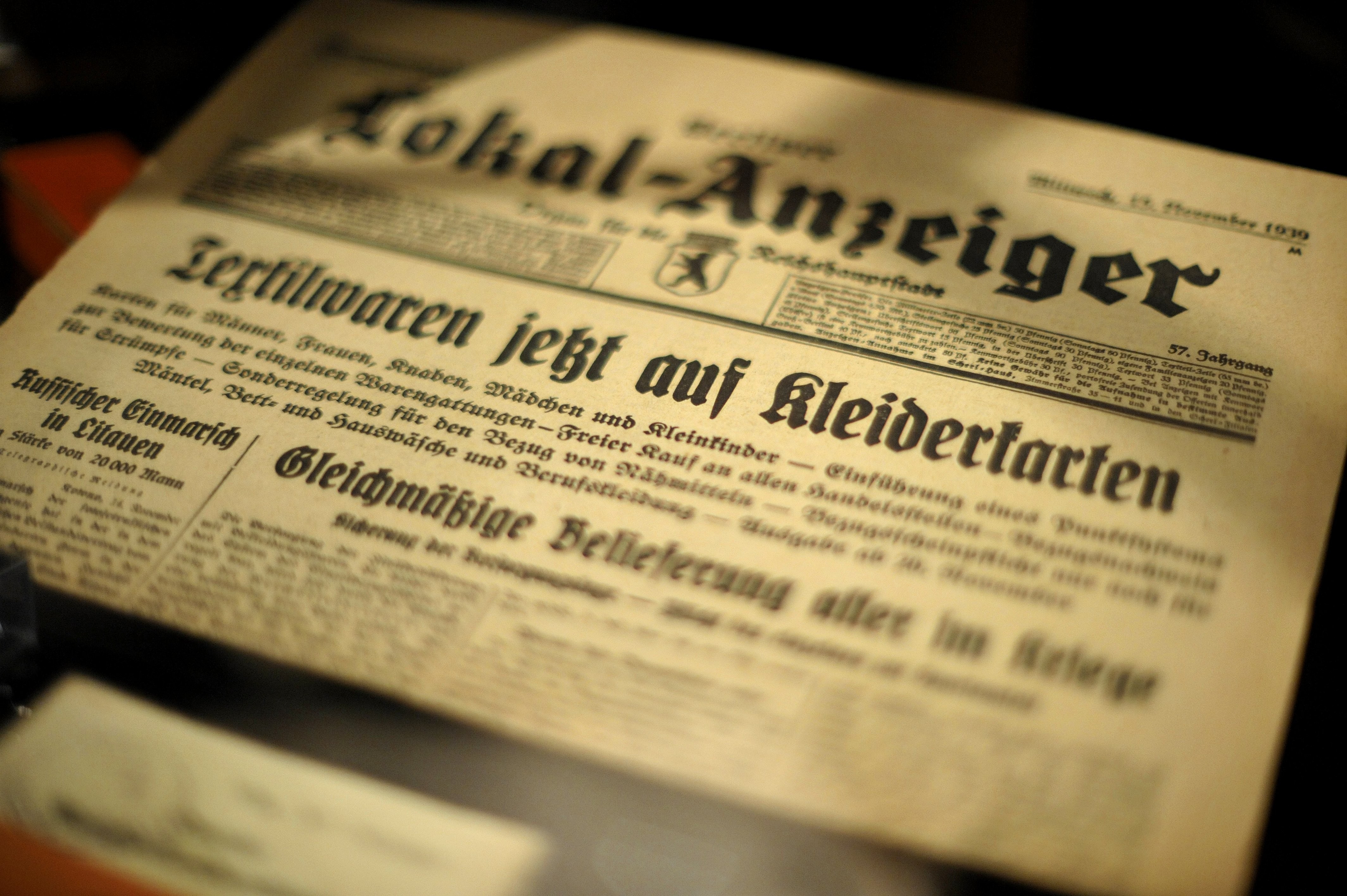 Berliner Lokalanzeiger, Ausgabe 15. Nov. 1939