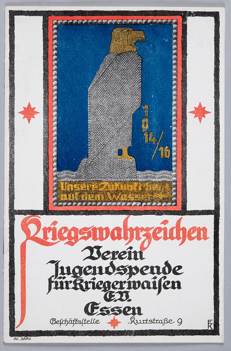 Deckblatt der Broschüre "Kriegswahrzeichen" 