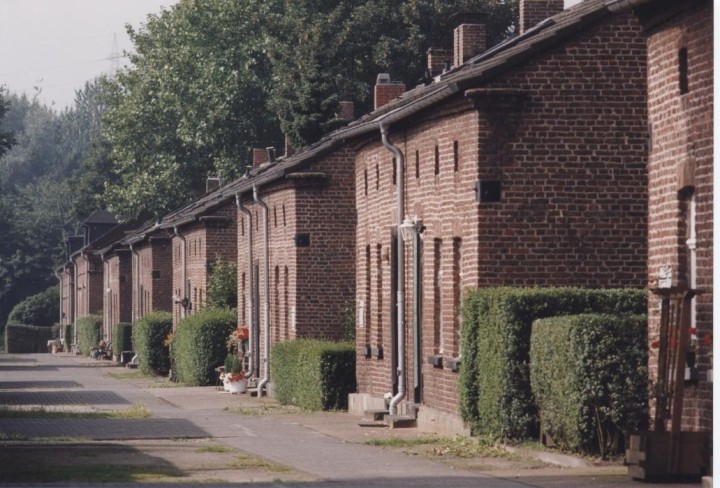 Blick in die Siedlung Eisenheim, die älteste Arbeitersiedlung im Ruhrgebiet