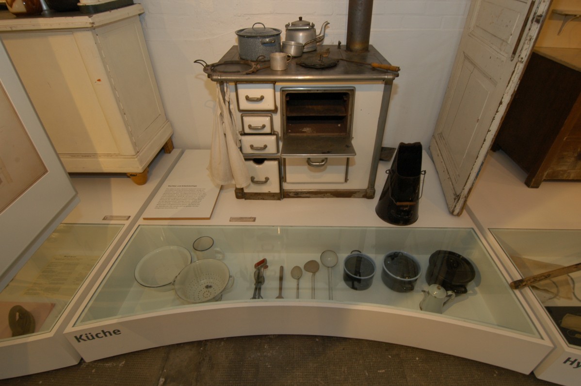 Historic coal stove in the Eisenheim Museum