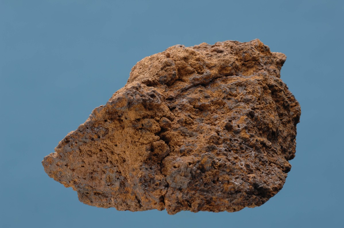 A piece of iron ore from the permanent exhibition of the St. Antony-Hütte