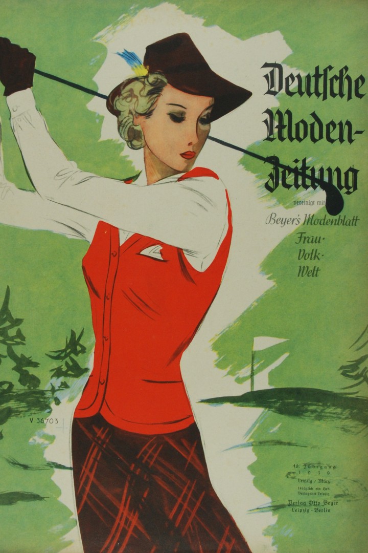 Heftcover einer deutschen Modenzeitung aus dem Jahr 1939