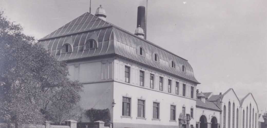 Historical view of the Altenberg zinc factory