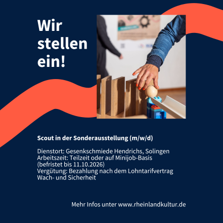 Grafik zur Stelle: Scout für die Sonderausstellung Probiert? Kapiert! in der Gesenkschmiede Hendrichs in Solingen