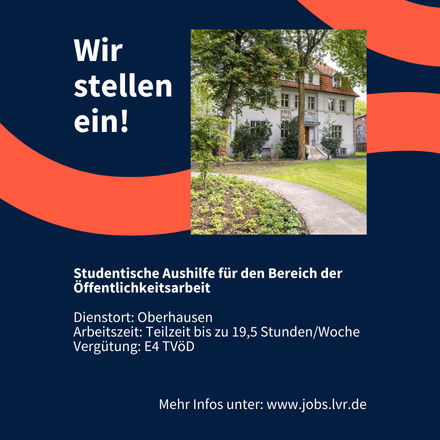 Wir stellen ein! Studentische Aushilfe für den Bereich Öffentlichkeitsarbeit 