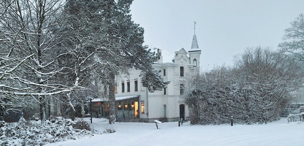 Villa im Schnee