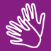 Piktogramm zeigt zwei Hände