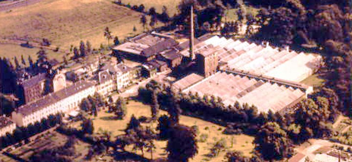 View of the historic textile factory from 1976