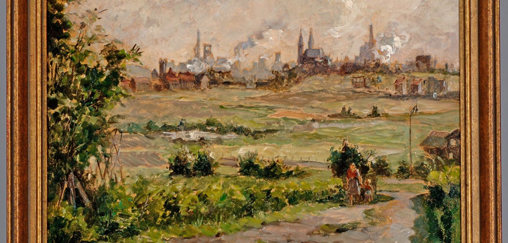 Gemälde einer Landschaft 