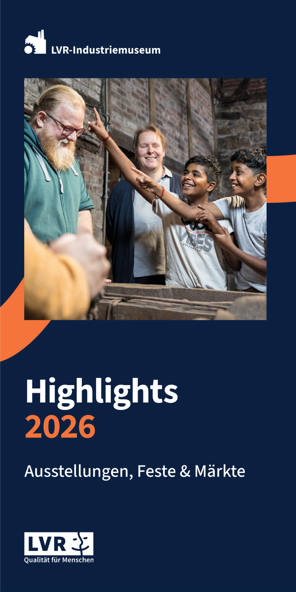 Vorderansicht des Eventkalenders 2026